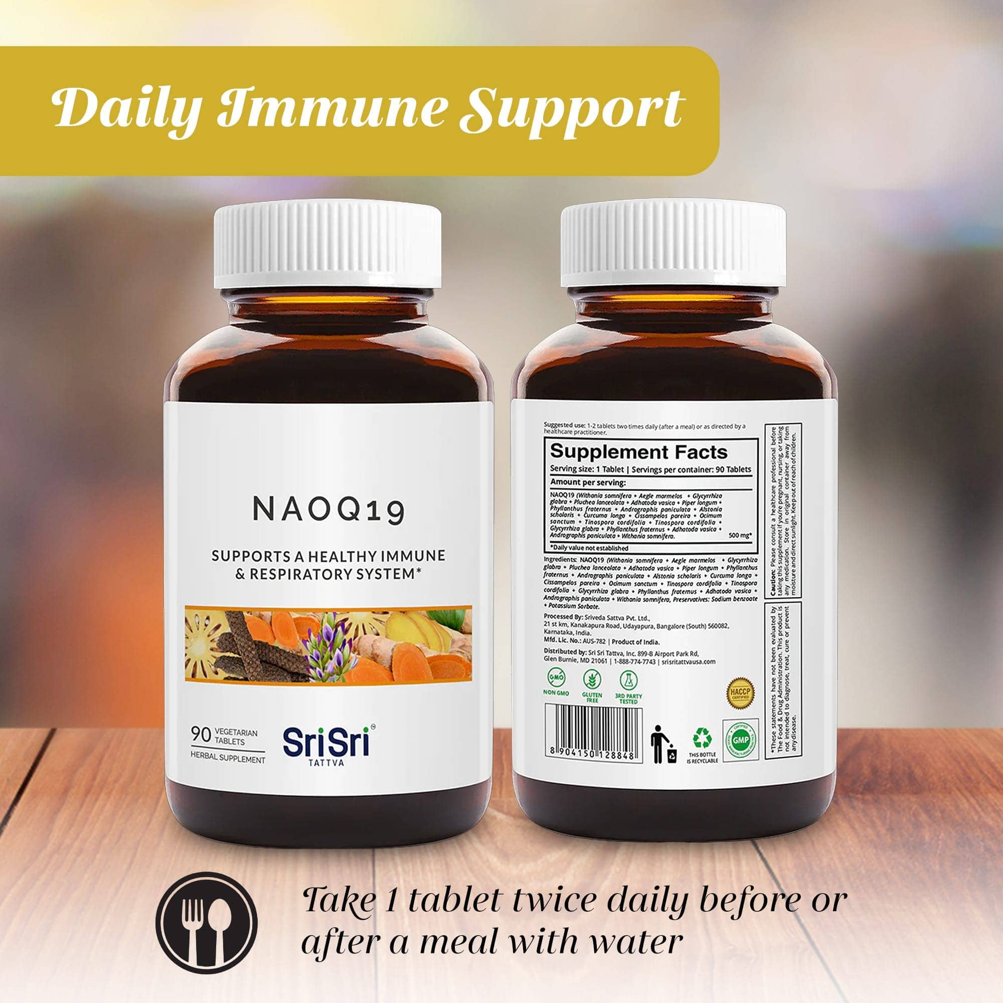 NAOQ19 Immunity Booster 90 Tablets 100% Vegetarian- Buy Now! – Sri